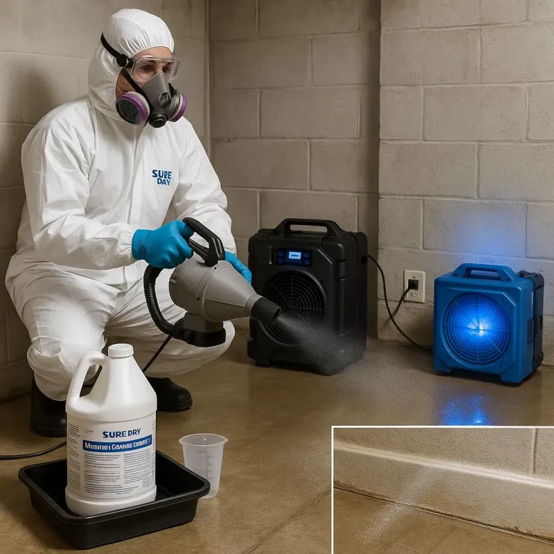 Sanitization and Odor Removal process in Addison County, VT